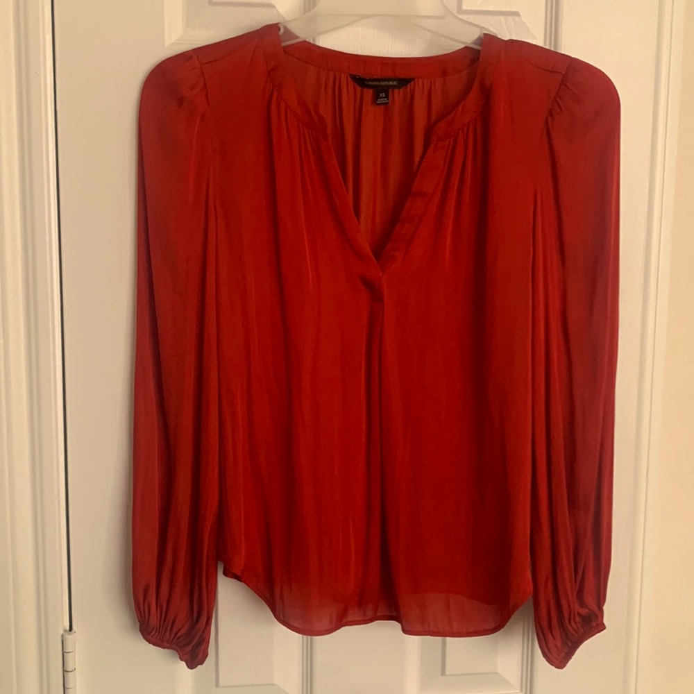 Women’s red blouse Sz XS